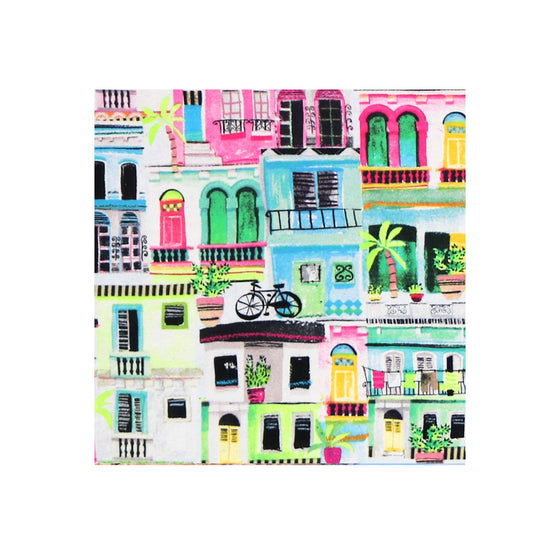 Cloth Napkins - Watercolour Balconies x 6