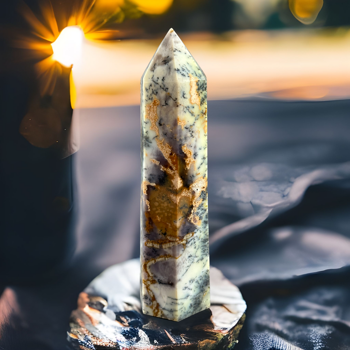 Large Merlinite Crystal Prism