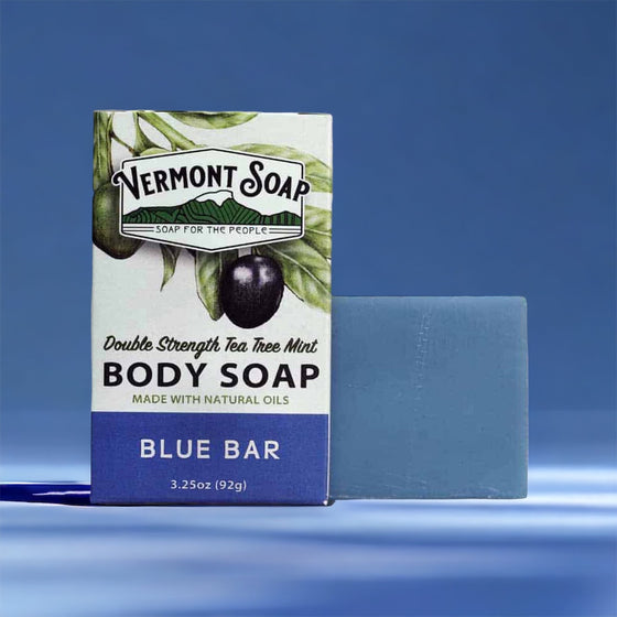 Ręcznie robione mydło w kostce - Blue Bar 92g