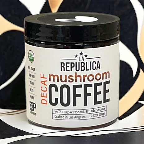 Instant 7 Mushroom Coffee Decaf - La Republica