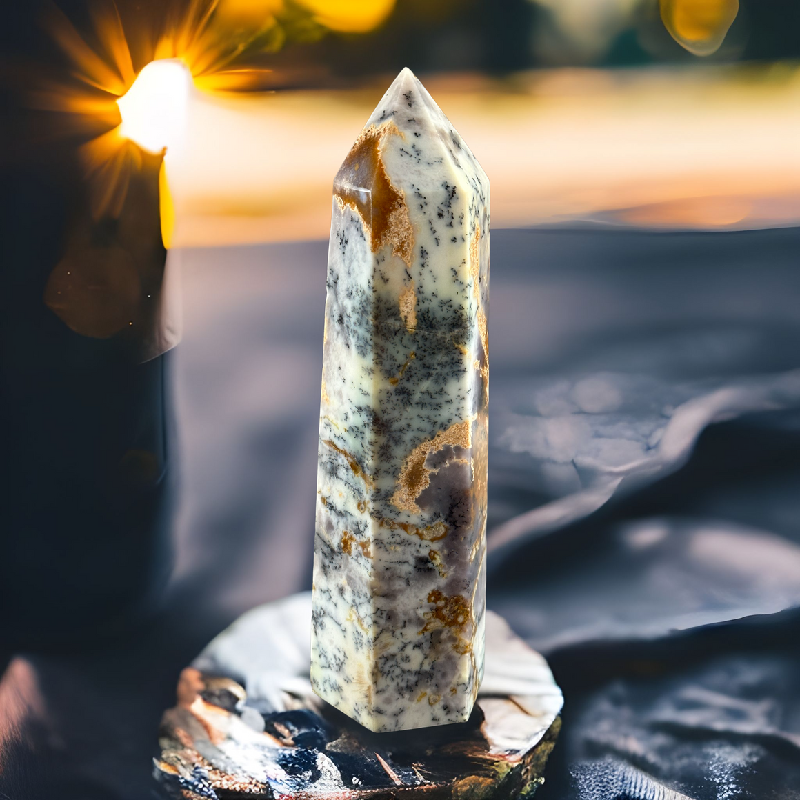 Large Merlinite Crystal Prism