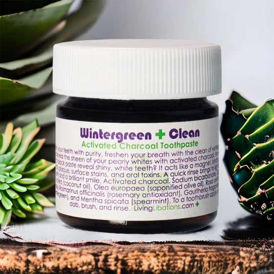 Wintergreen Clean Activated Charcoal Toothpaste