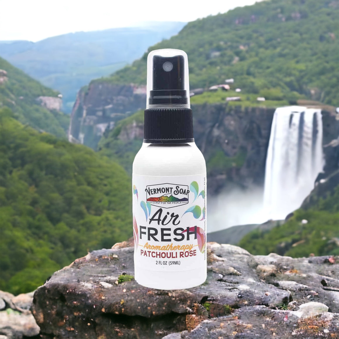 Patchouli Rose Air Fresh Aromatherapy Spray Mister - Vermont Soap
