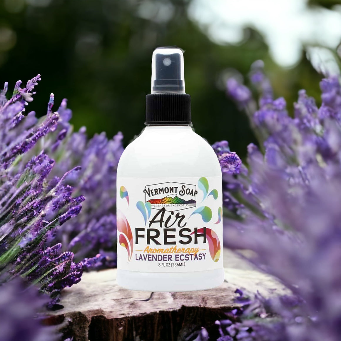 Lavender Ecstasy Air Fresh Aromatherapy Spray Mister - Vermont Soap