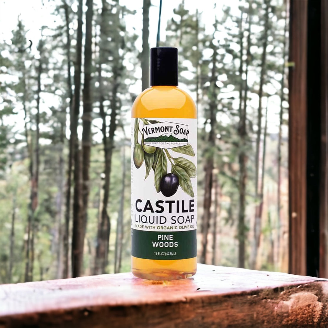 Pine Woods Castile Liquid Soap - Vermont Soap