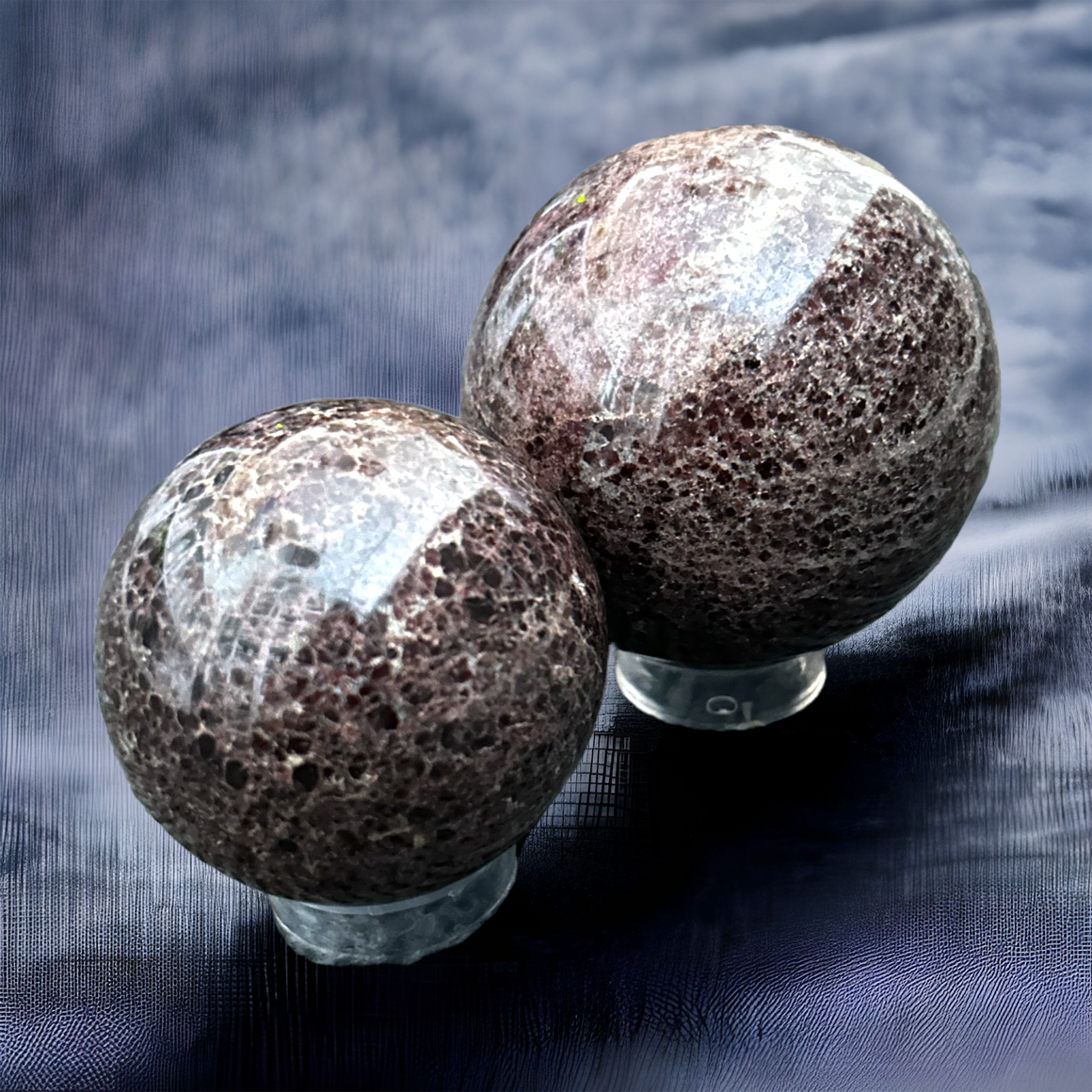 Garnet Crystal Spheres