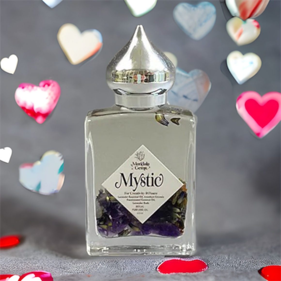 MYSTIC Amethyst + Lavender Crystal Infused Perfum Oil