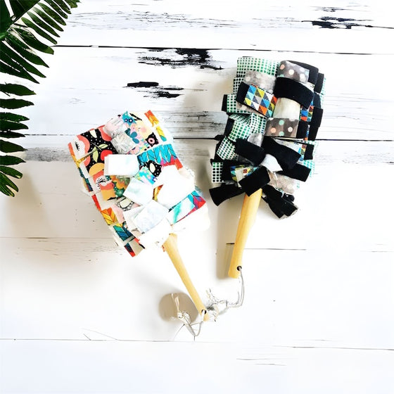 Washable Duster Ivory or Black by Marley's Monsters