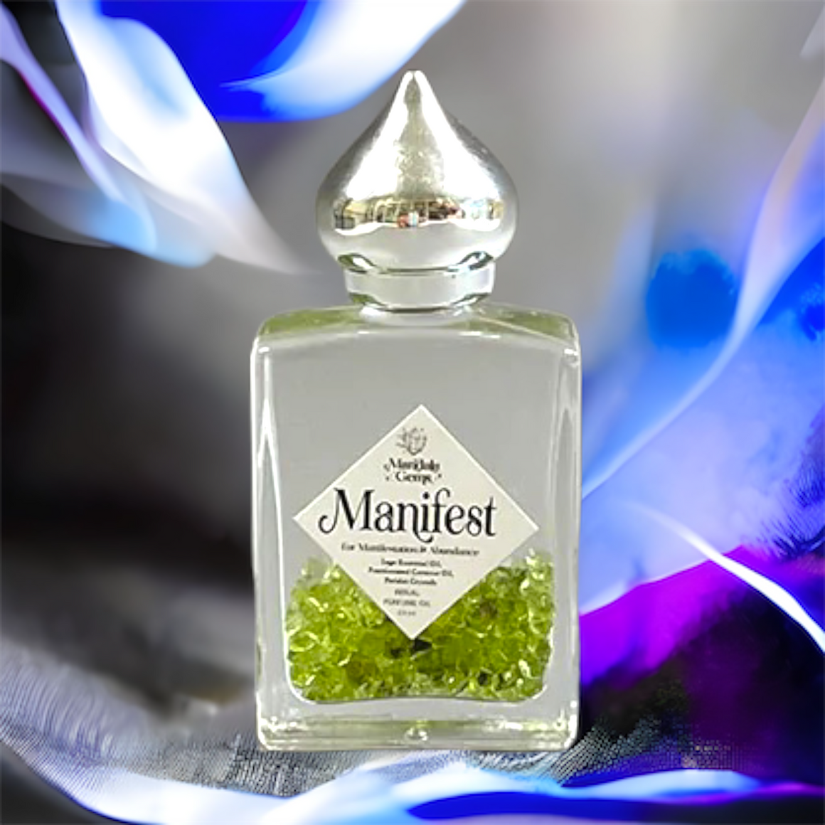 MANIFEST Perfume Oil for MANIFESTATION with Peridot + Sage essential oil