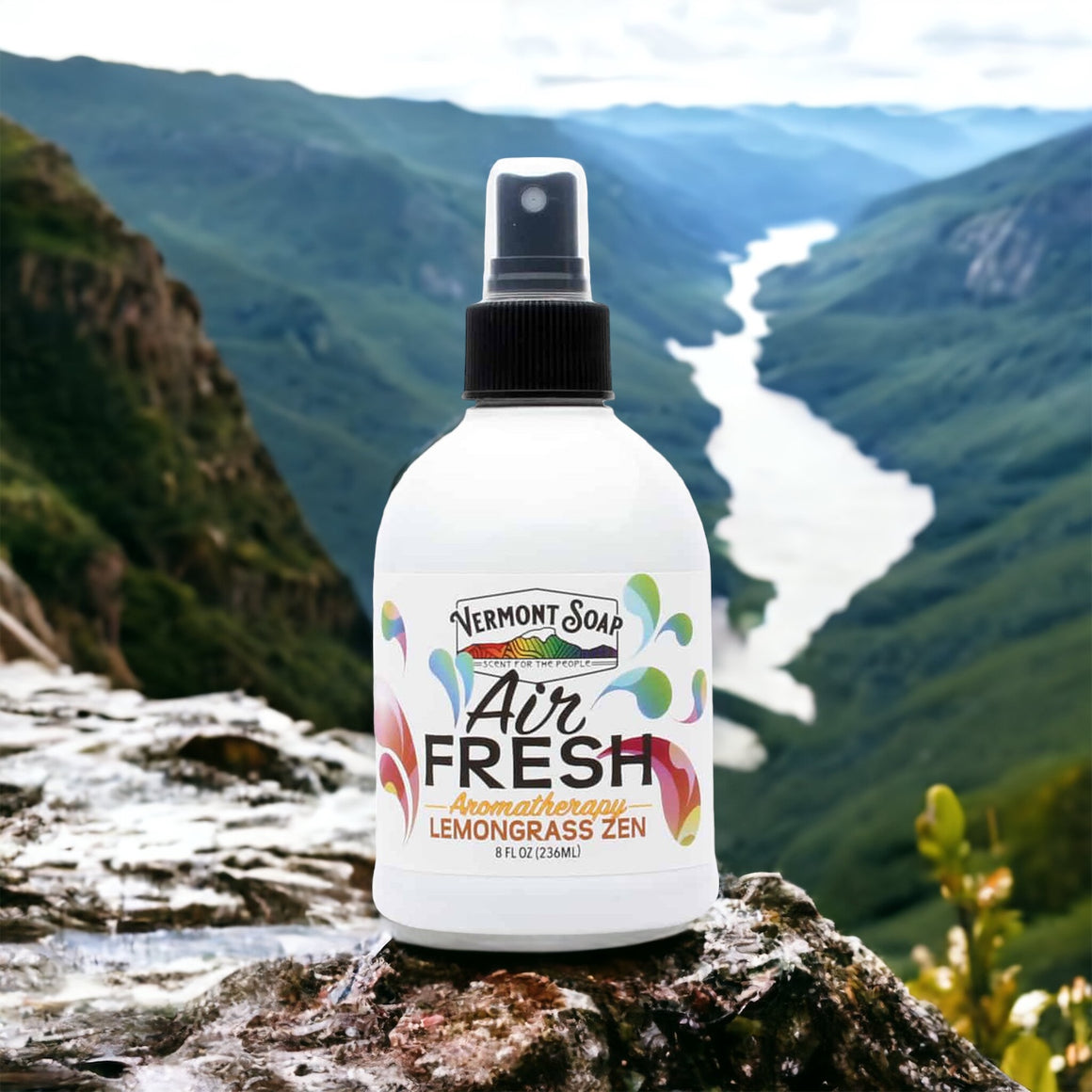 Lemongrass Zen Air Fresh Aromatherapy Spray Mister - Vermont Soap
