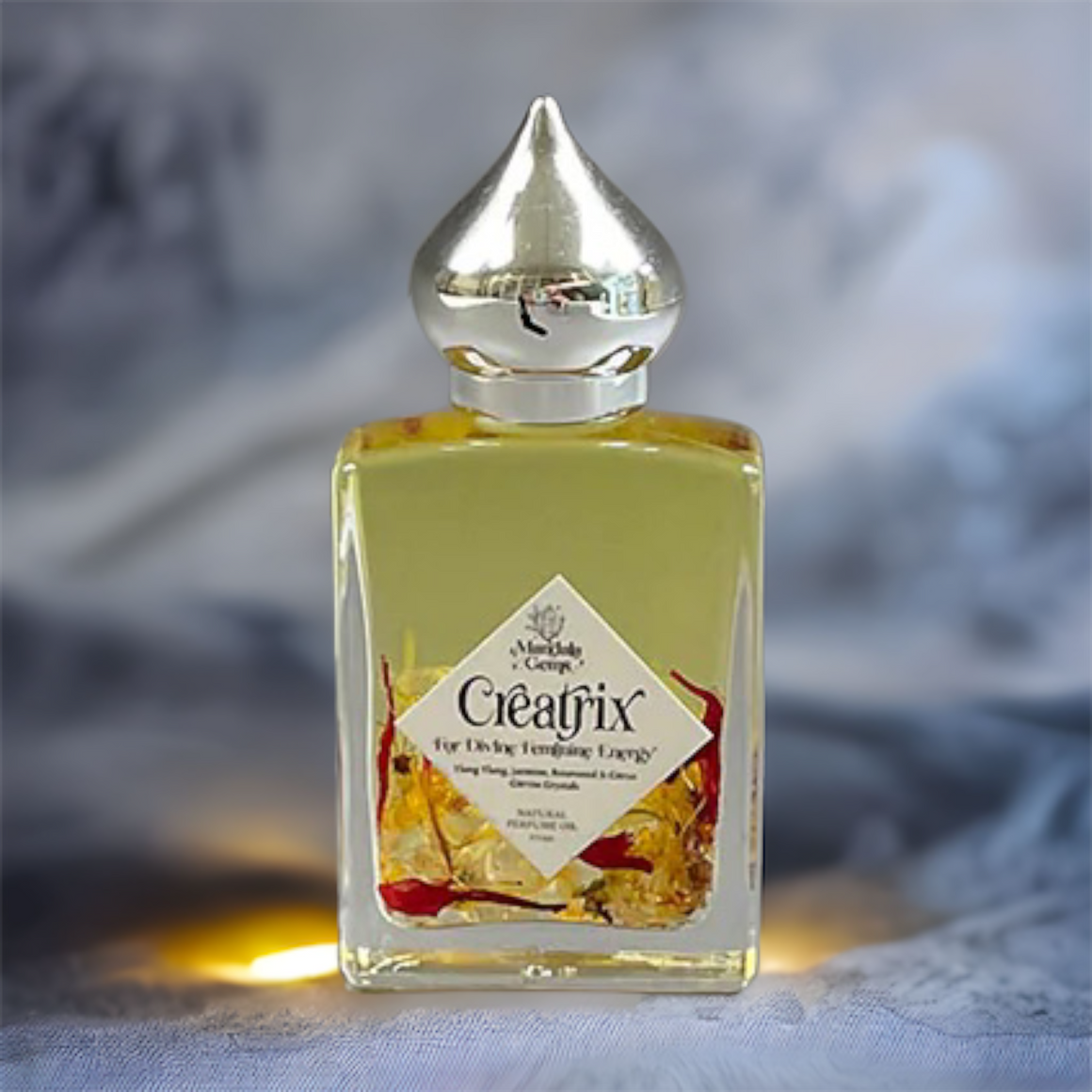 CREATRIX Naturalny Kwiatowy Olejek Perfumowy dla Boskiej Kobiecej Energii z Jaśminem