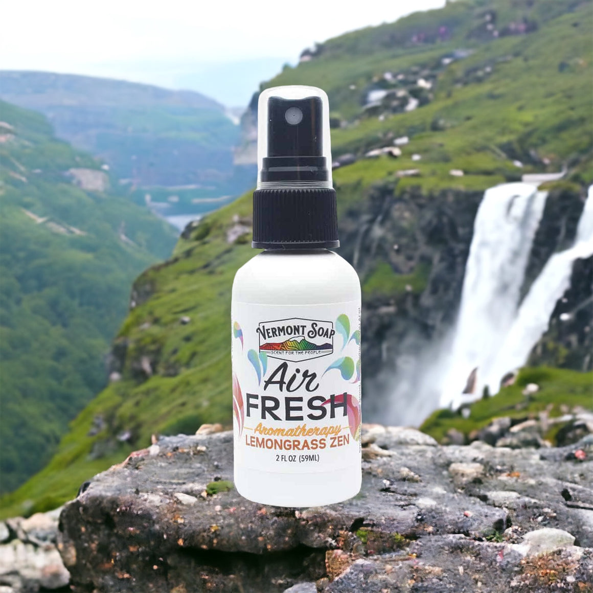 Lemongrass Zen Air Fresh Aromatherapy Spray Mister - Vermont Soap