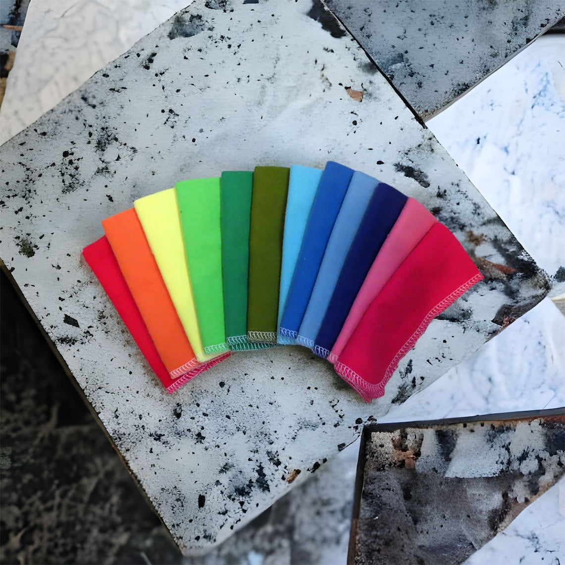 UNpaper Towels x 12 - Rainbow by Marley's Monsters-Live in the Light Naturally Ltd