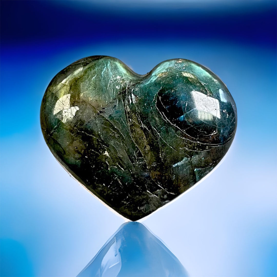 Labradorite Heart - Ethically Sourced