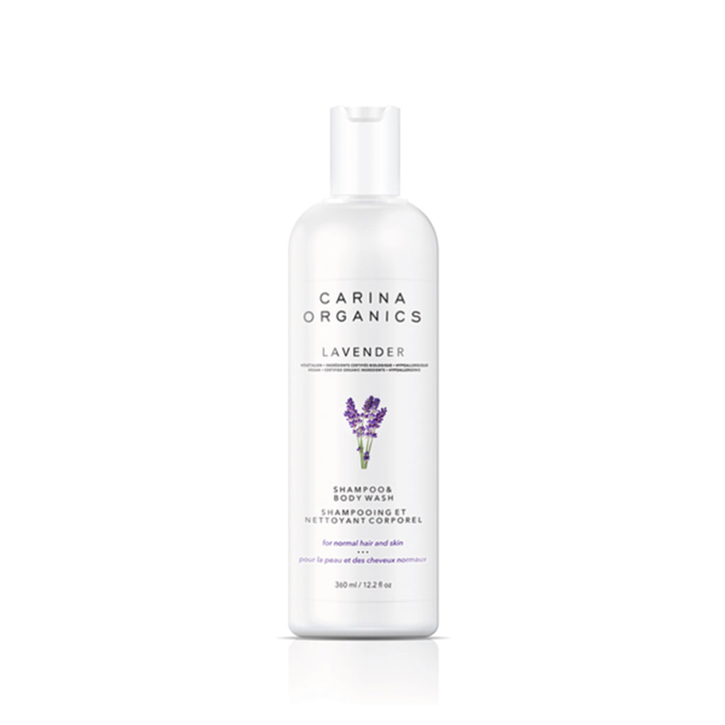 Lavender Shampoo And Body Wash 360ml-Carina Organics-Live in the Light