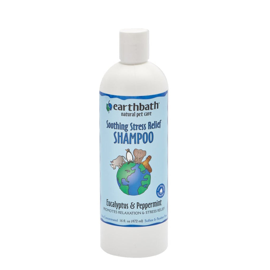 Dog Shampoo Earthbath Eucalyptus & Peppermint 472ml - Soothing Stress Relief
