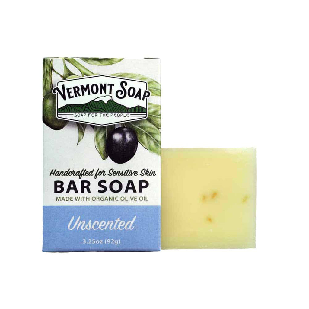 Unscented Handmade Bar Soap - Vermont Soap 92g